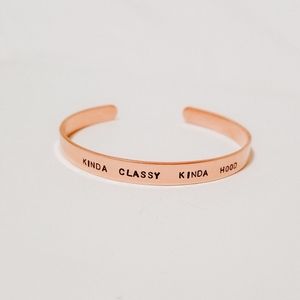 Kinda Classy Kinda Hood Copper Cuff Bracelet